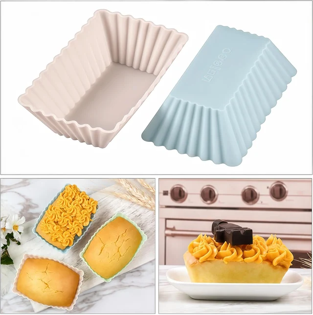 Rectangular cups and small cakes